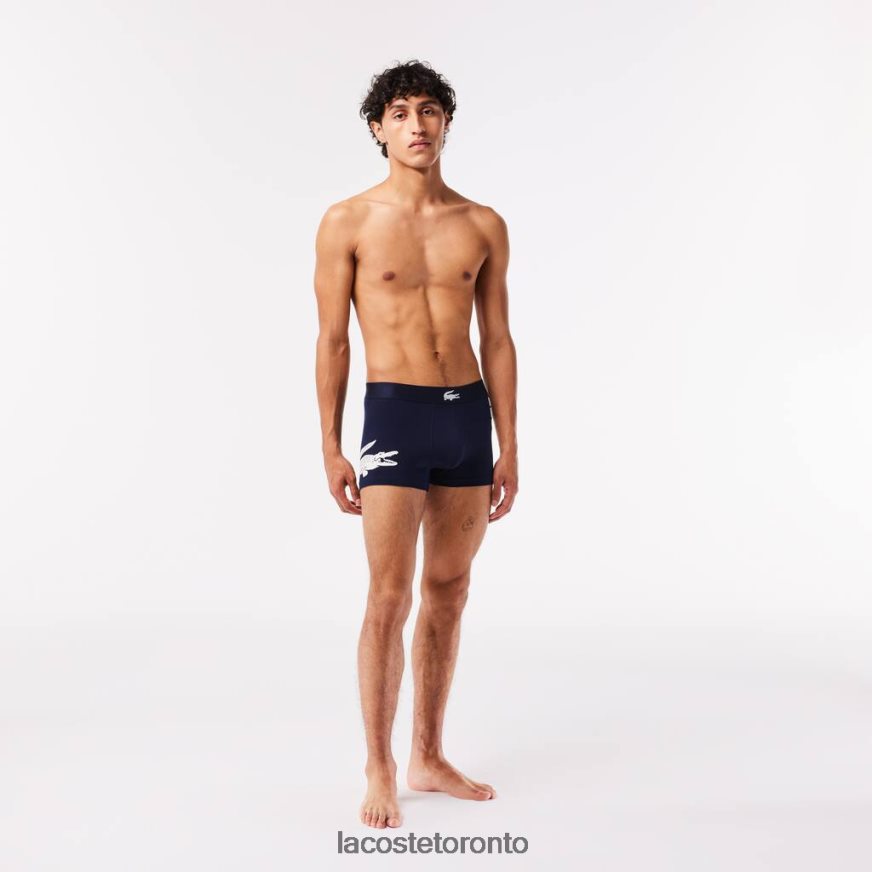Clothing Lacoste Mismatched Stretch Cotton Trunk 3-Pack Navy Blue/White/Grey Chine Men Z60BPR1342