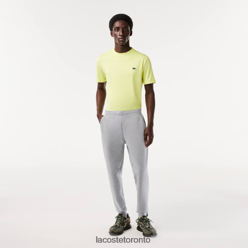 Clothing Lacoste Slim Fit Heathered Cotton Blend Tracksuit Pants Grey Chine Men Z60BPR1006