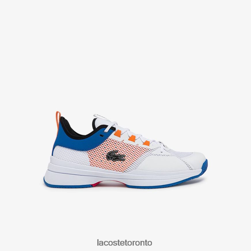 Shoes Lacoste AG-LT21 Textile and Synthetic Tennis Shoes White/Orange Men Z60BPR1866