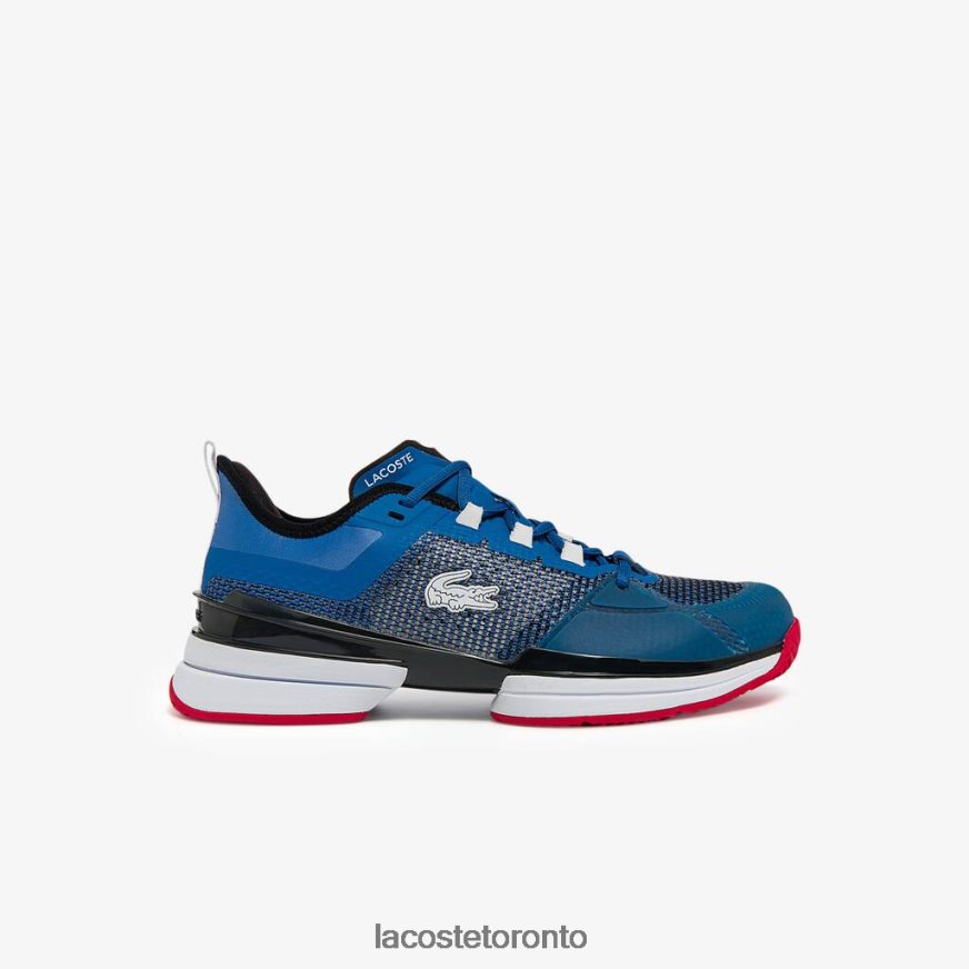 Shoes Lacoste AG-LT21 Ultra Textile Tennis Shoes Blue/White Men Z60BPR1852