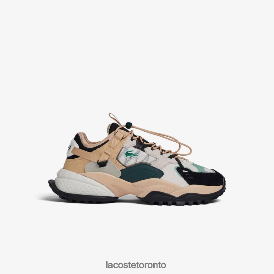 Shoes Lacoste L-Guard Breaker Textile Outdoor Shoes Natural/Black Men Z60BPR1778