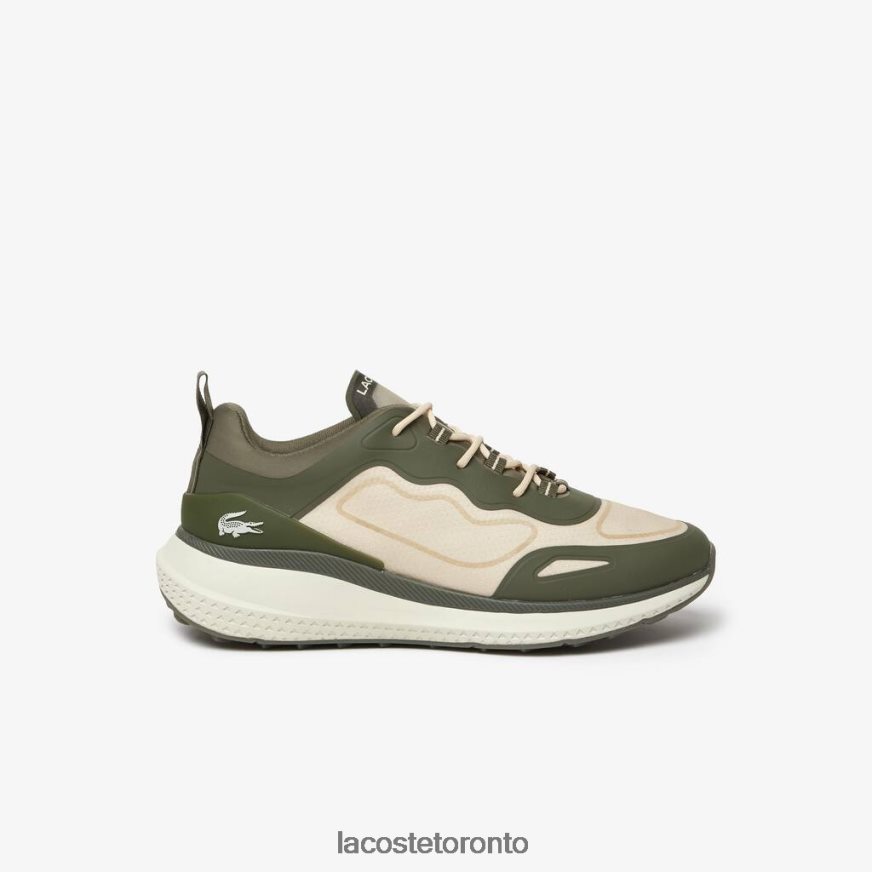 Shoes Lacoste Active 4851 Textile Sneakers Dark Green & Off White Men Z60BPR1887