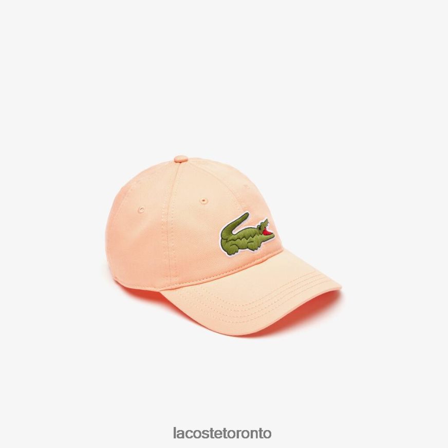 Accessories Lacoste Adjustable Organic Cotton Twill Cap Light Orange Unisex Z60BPR2177