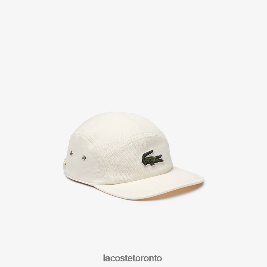 Accessories Lacoste Organic Cotton Girolle Cap White Unisex Z60BPR2153
