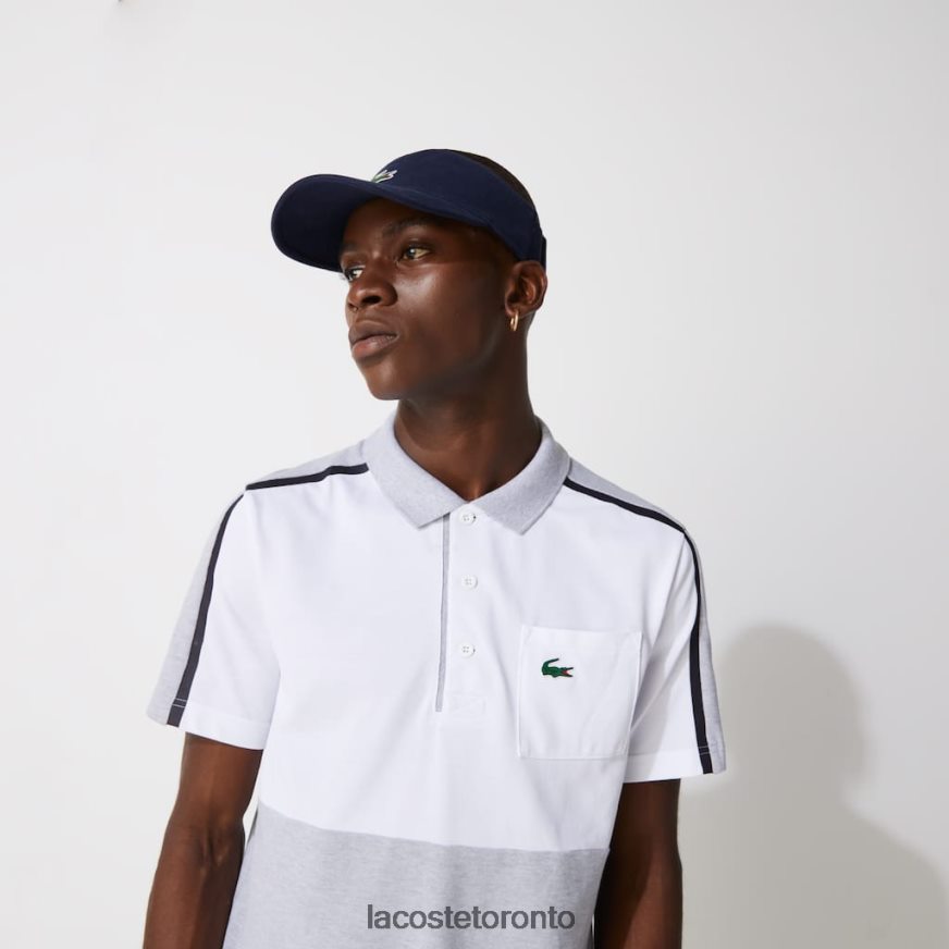 Accessories Lacoste SPORT Pique And Fleece Tennis Visor Navy Blue Unisex Z60BPR2248