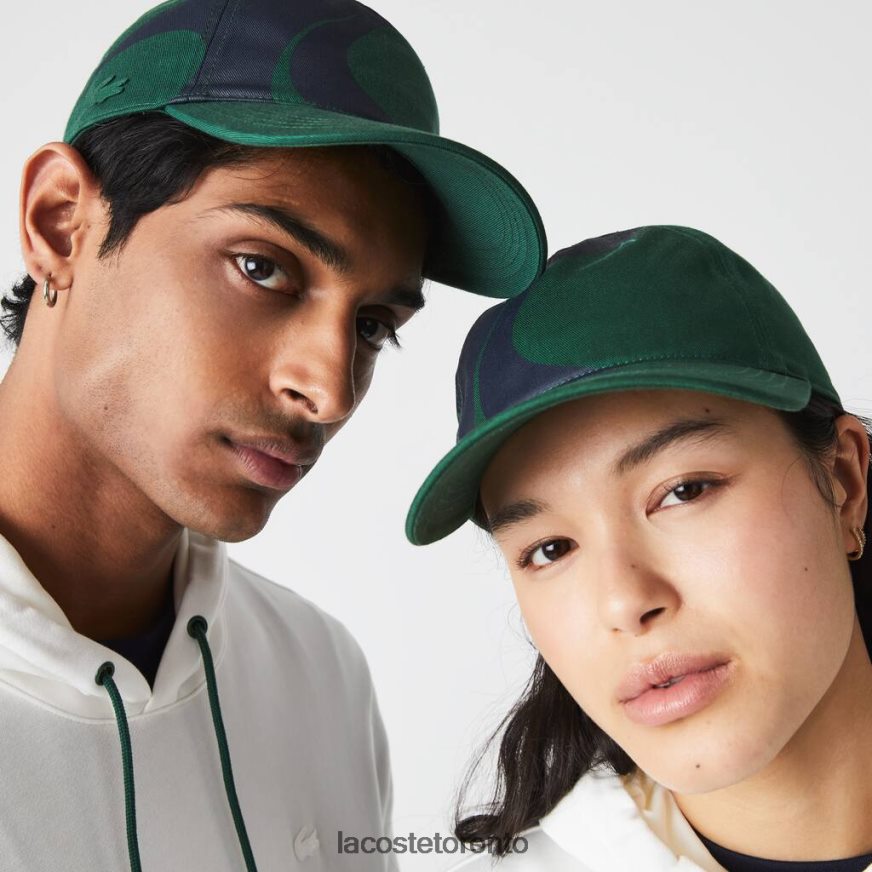 Accessories Lacoste SPORT x Theo Curin Organic Cotton Cap Green/Navy Blue Unisex Z60BPR2327