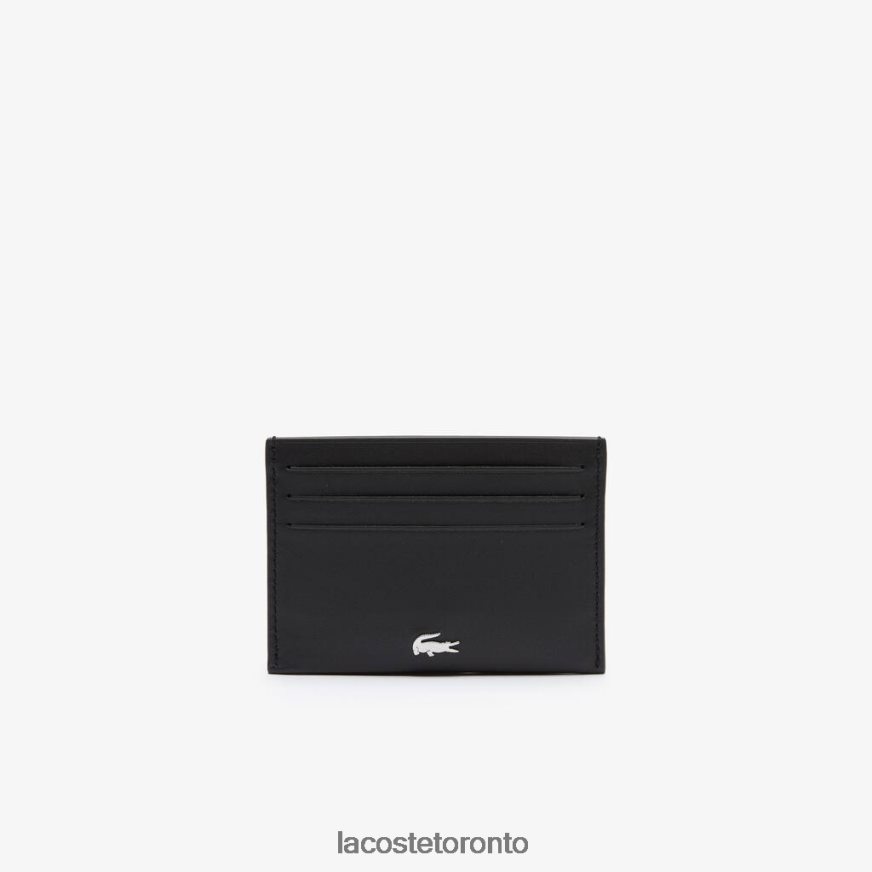 Accessories Lacoste Fitzgerald Leather Card Holder Black Unisex Z60BPR2050