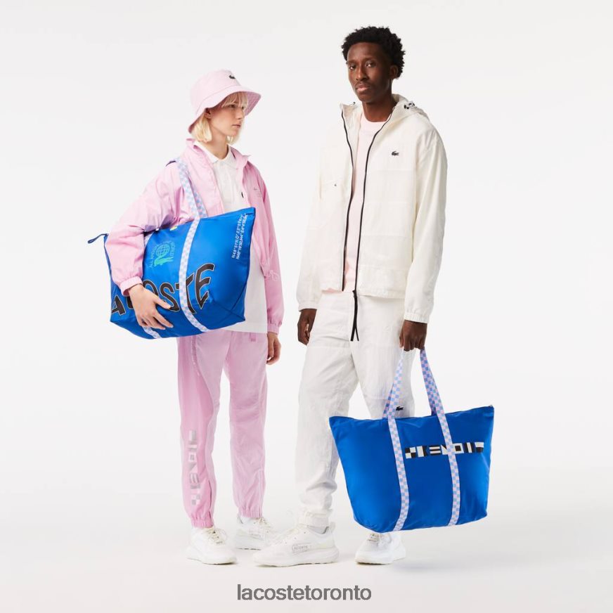 Bags & Leather Goods Lacoste Collapsible Weekend Bag Marina Allover Unisex Z60BPR2850