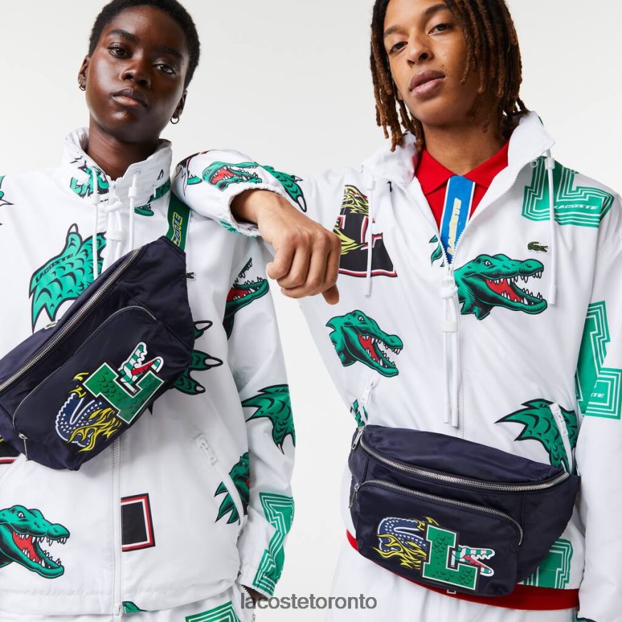 Bags & Leather Goods Lacoste Comic Effect Badge Bag Marine 166 Jardin Unisex Z60BPR2028