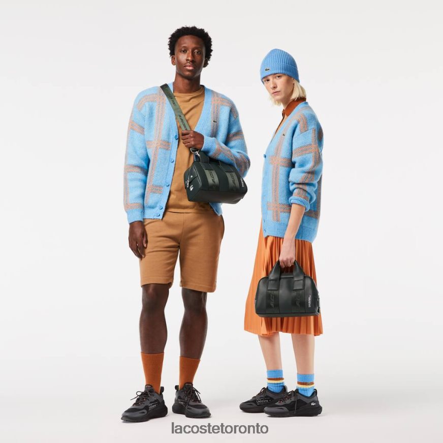 Bags & Leather Goods Lacoste Contrast Inscriptions Sports Bag Sinople Unisex Z60BPR2107