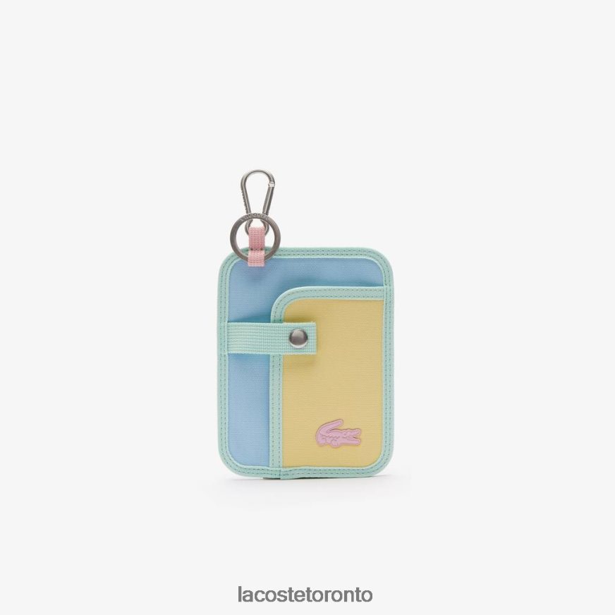 Bags & Leather Goods Lacoste Neocroc Colorblock Canvas Wallet Napolitain Panorama Serin Unisex Z60BPR2048