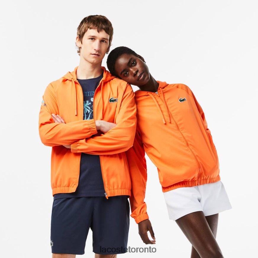 Clothing Lacoste Sport Miami Open Edition Jacket Orange Unisex Z60BPR398