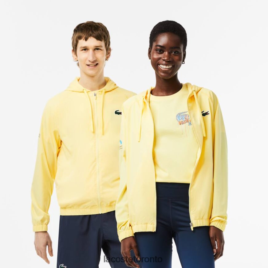 Clothing Lacoste Sport Miami Open Edition Jacket Yellow Unisex Z60BPR397