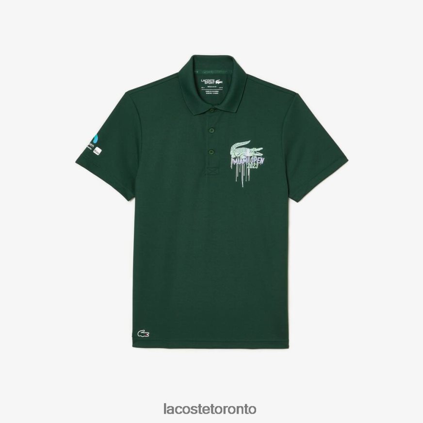 Clothing Lacoste Sport Miami Open Edition Pique Polo Green Unisex Z60BPR206