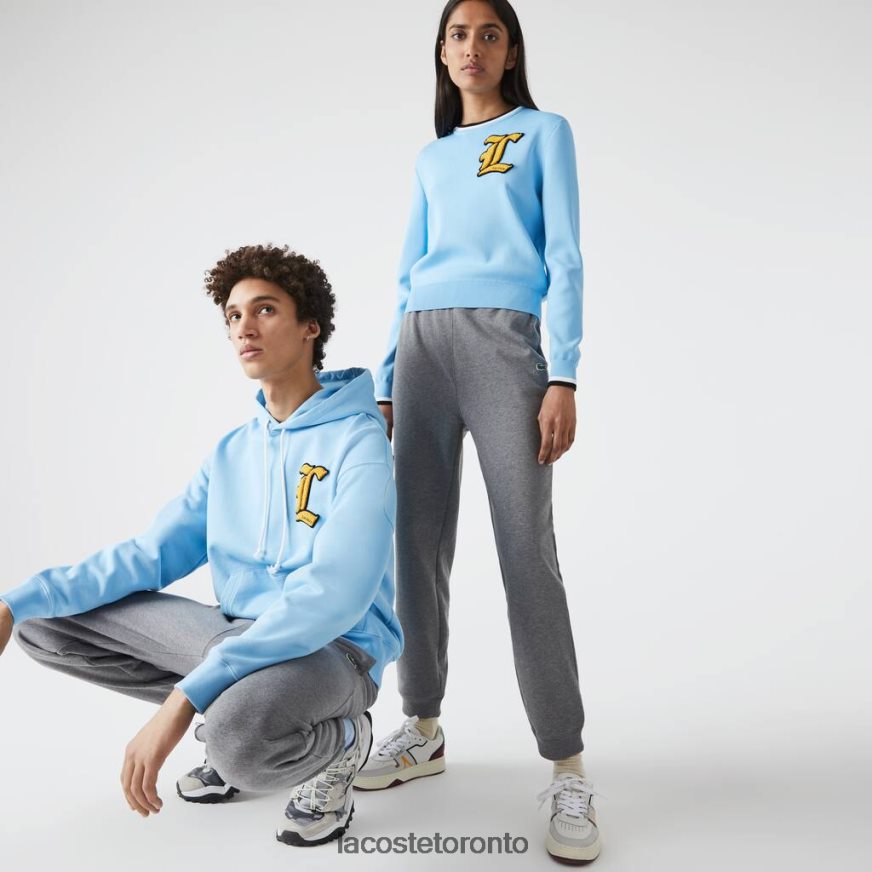 Clothing Lacoste Organic Cotton Fleece Jogging Pants Grey Chine Unisex Z60BPR1208