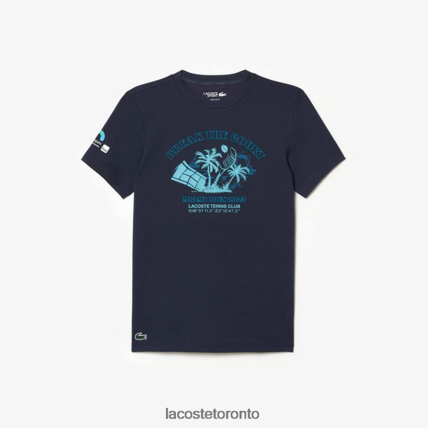 Clothing Lacoste Sport Miami Open Edition T-shirt Blue Unisex Z60BPR214