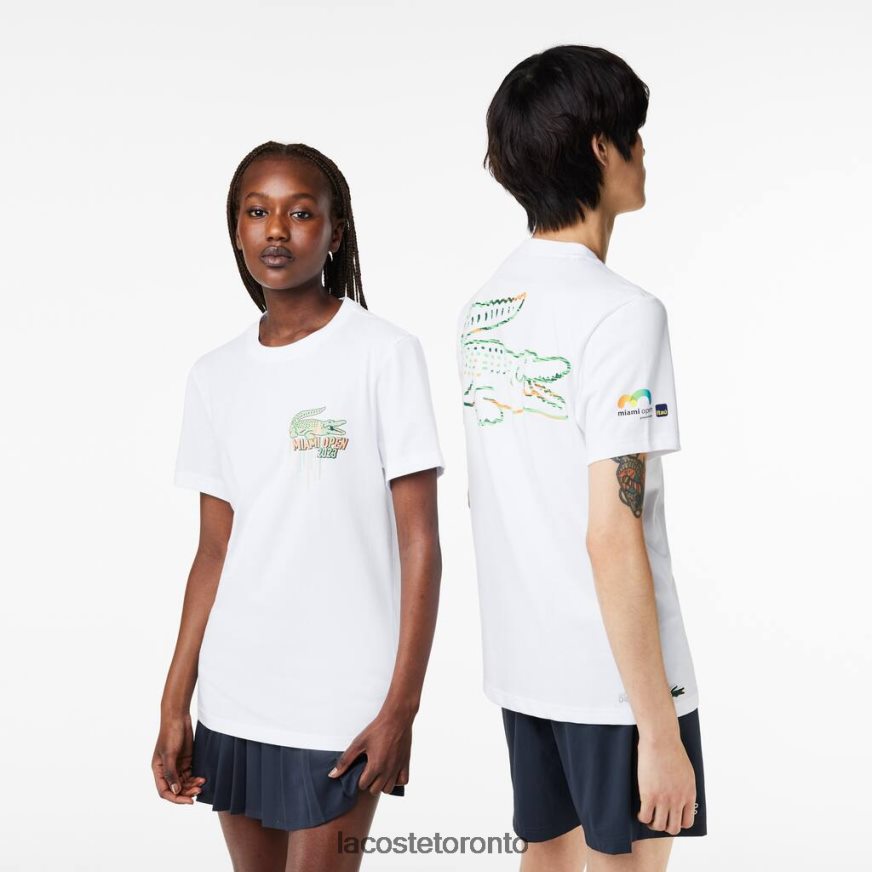 Clothing Lacoste Sport Miami Open Edition T-shirt White Unisex Z60BPR215