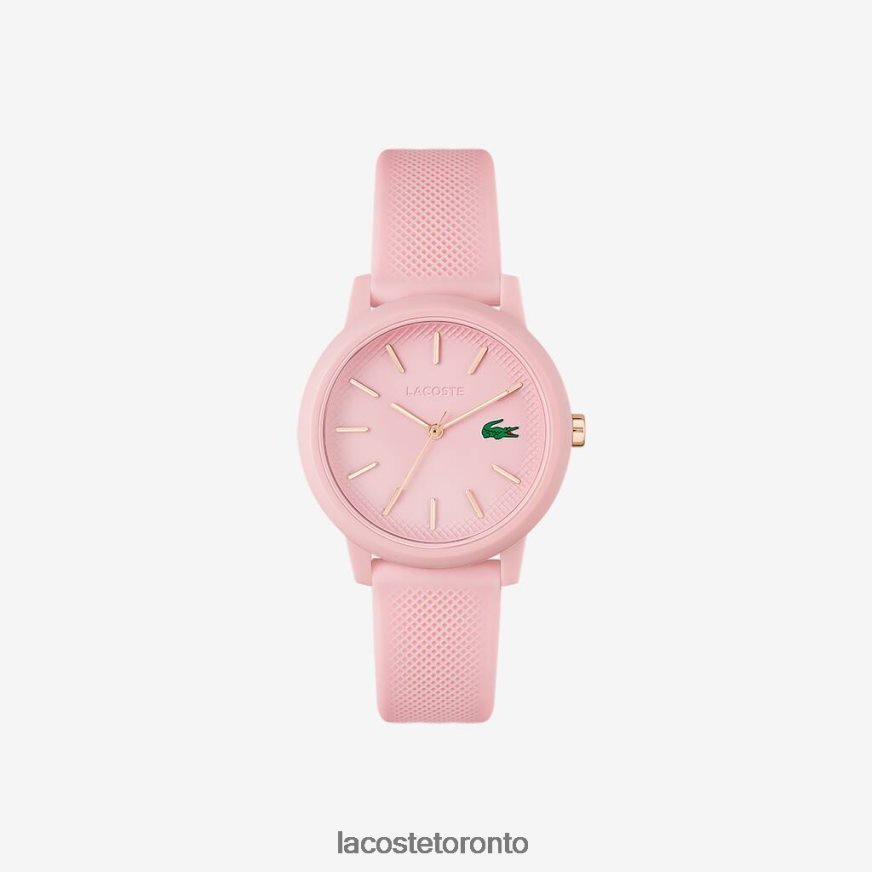Accessories Lacoste 12.12 Pink Silicone Strap Watch Pink Women Z60BPR2909