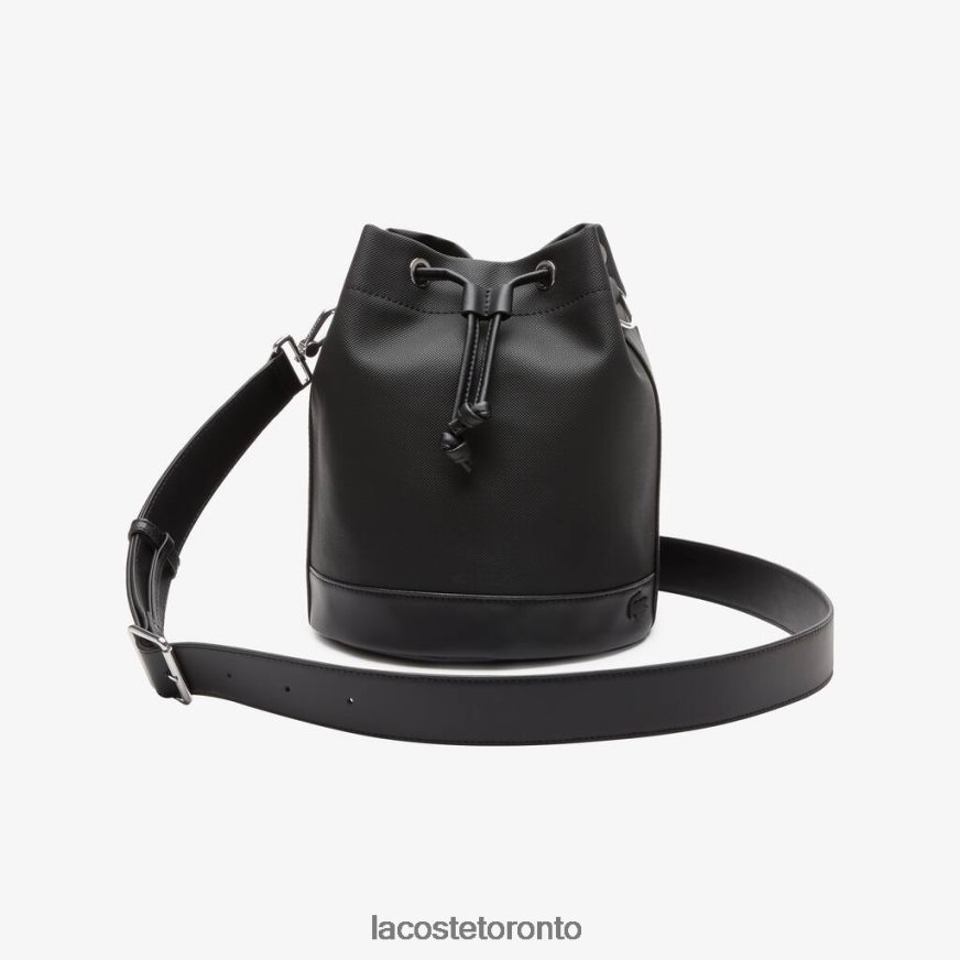 Bags & Leather Goods Lacoste Detachable Strap Bucket Bag Black Women Z60BPR2860