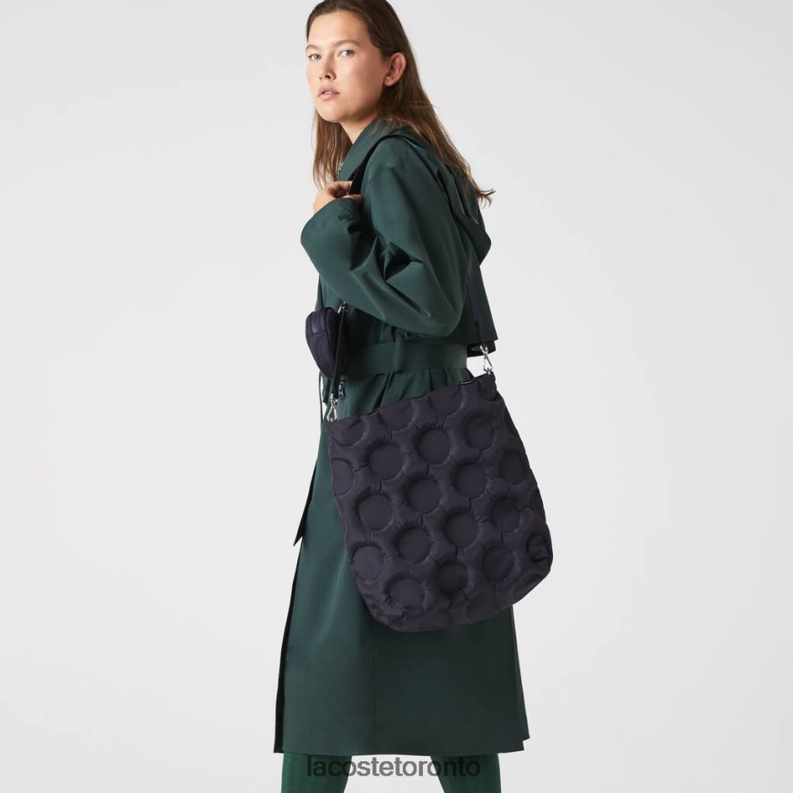 Bags & Leather Goods Lacoste Golf Ball Effect Padded Bucket Bag Abimes Women Z60BPR2872