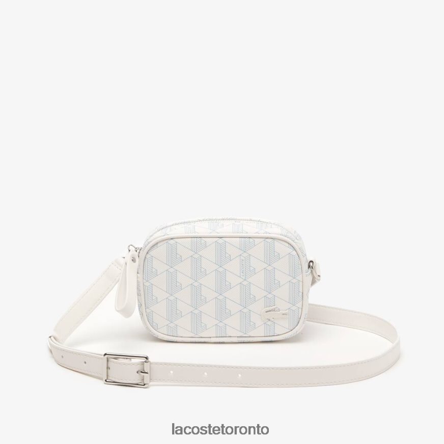 Bags & Leather Goods Lacoste Small Monogram Print Cross Body Bag Mono Farine Panorama Women Z60BPR2795