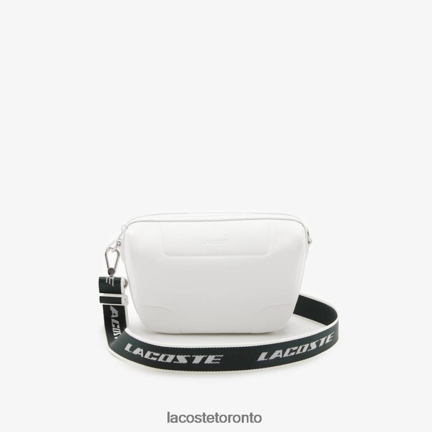Bags & Leather Goods Lacoste Branded Shoulder Strap Crossover Bag Blanc Sinople Blanc Women Z60BPR2881