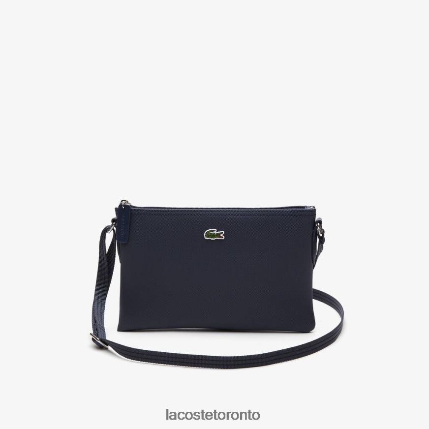 Bags & Leather Goods Lacoste L.12.12 Concept Flat Crossover Bag Eclipse Women Z60BPR2772
