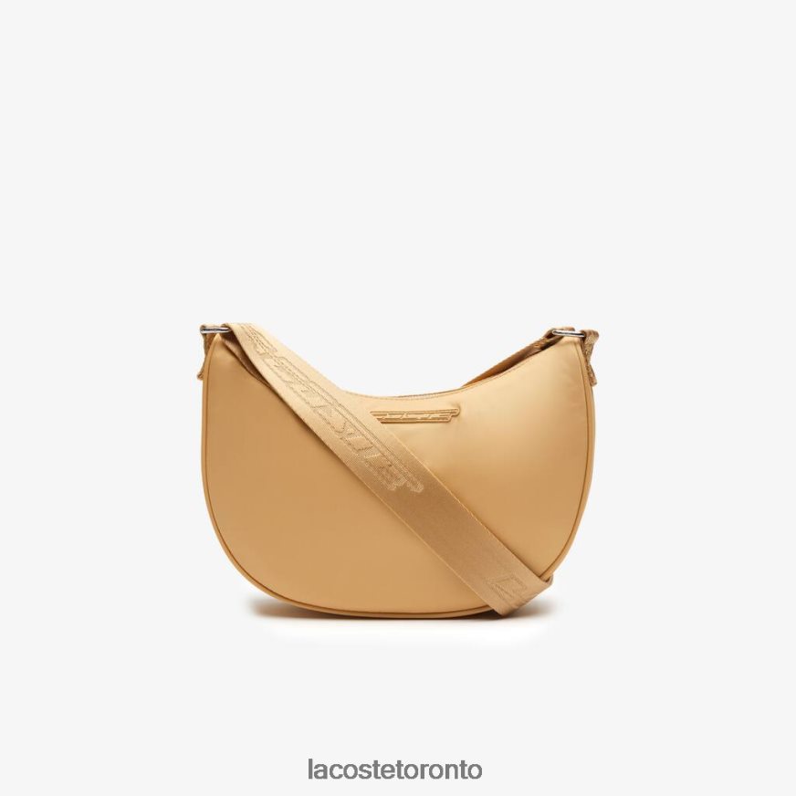 Bags & Leather Goods Lacoste Contrast Branding Halfmoon Bag Lark Pastille Women Z60BPR2798