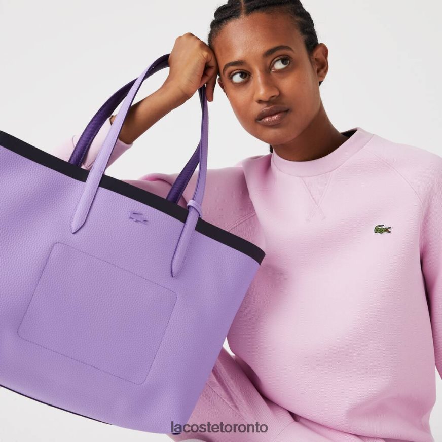 Bags & Leather Goods Lacoste Anna Reversible Bicolor Tote Bag Abimes Neva Women Z60BPR2777