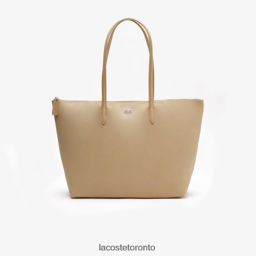Bags & Leather Goods Lacoste L.12.12 Concept Zip Tote Bag Brindille Women Z60BPR2784