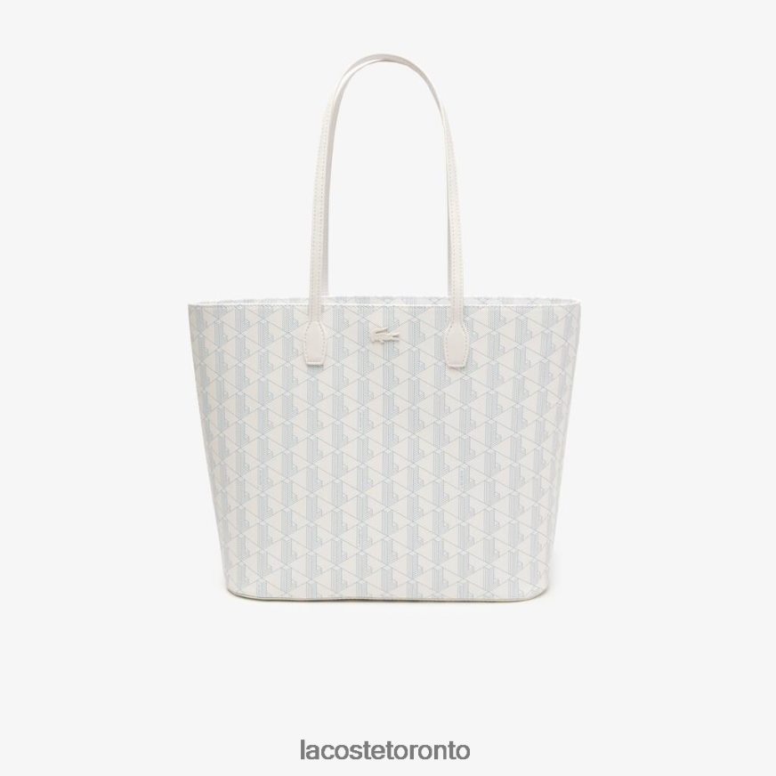 Bags & Leather Goods Lacoste Monogram Print Tote Mono Farine Panorama Women Z60BPR2785