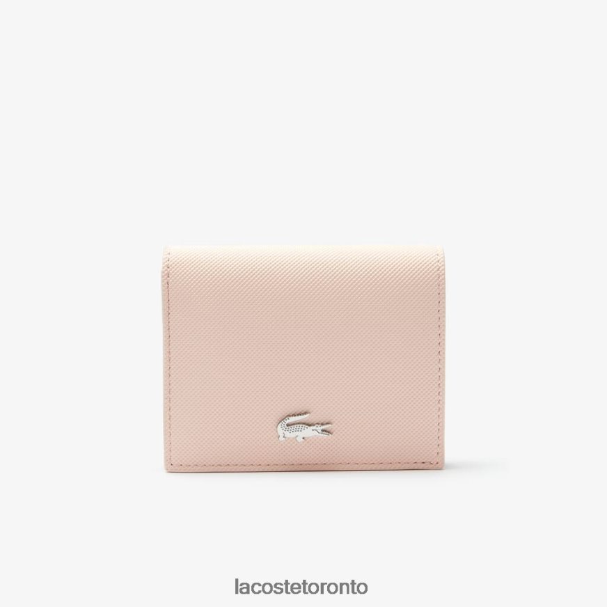 Bags & Leather Goods Lacoste Anna Small Snap Folding Wallet Chair Amande Women Z60BPR2842