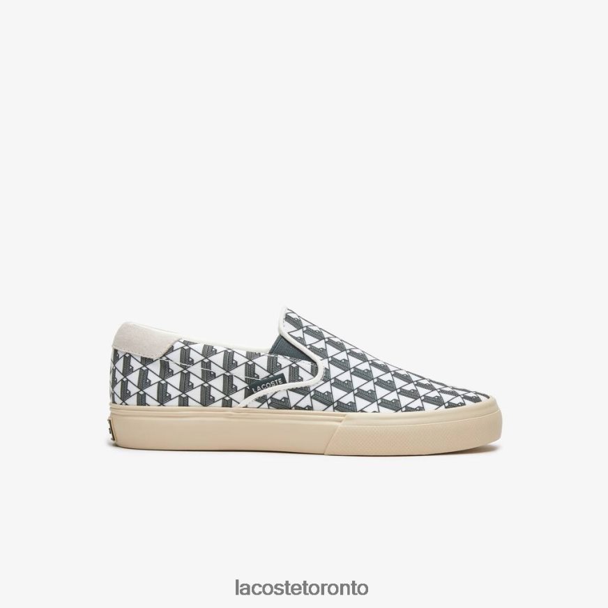 Shoes Lacoste Jump Serve Textile Slip On Off White & White Women Z60BPR2723