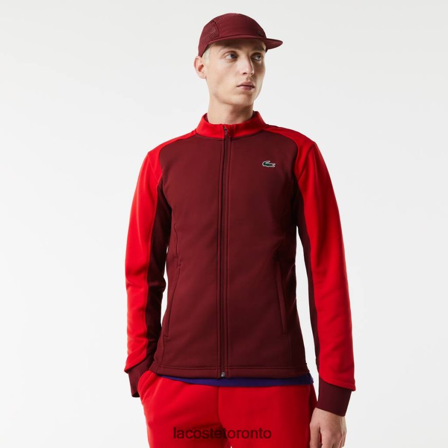 Clothing Lacoste SPORT Thermal Golf Jacket Bordeaux/Red Men Z60BPR1076