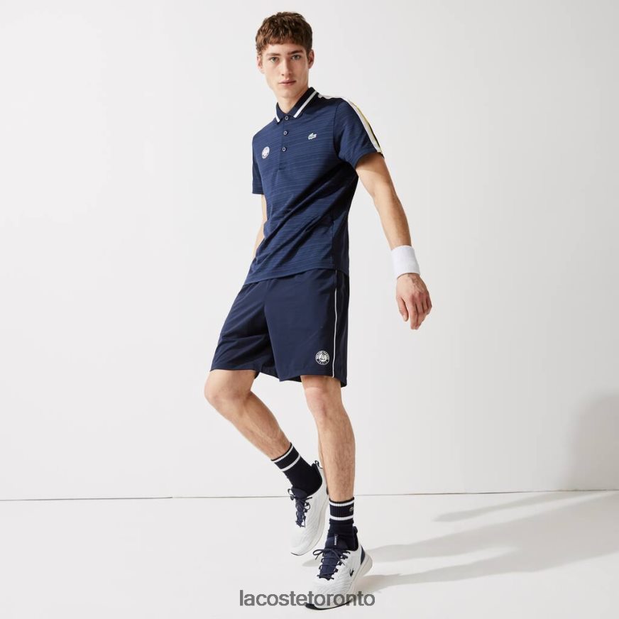 Clothing Lacoste SPORT French Open Edition Lightweight Stretch Shorts Navy Blue/White Men Z60BPR1546