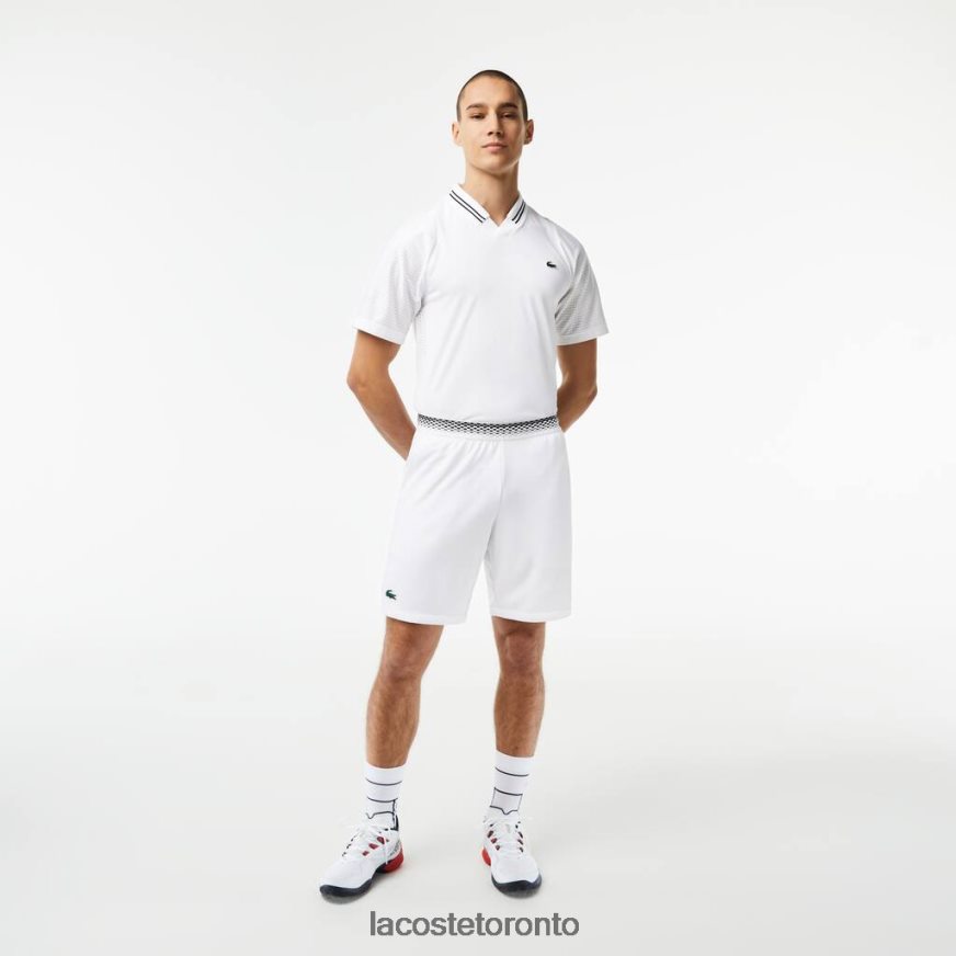 Clothing Lacoste Tennis x Daniil Medvedev Mesh Shorts White Men Z60BPR428