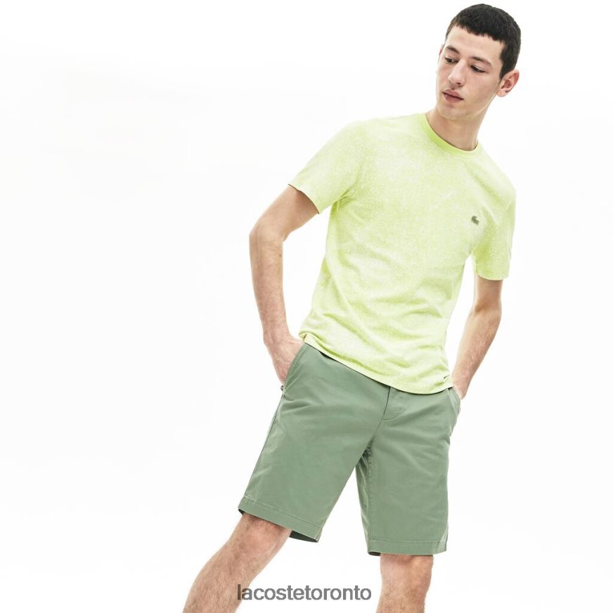 Clothing Lacoste Slim Fit Stretch Gabardine Shorts Green Men Z60BPR553