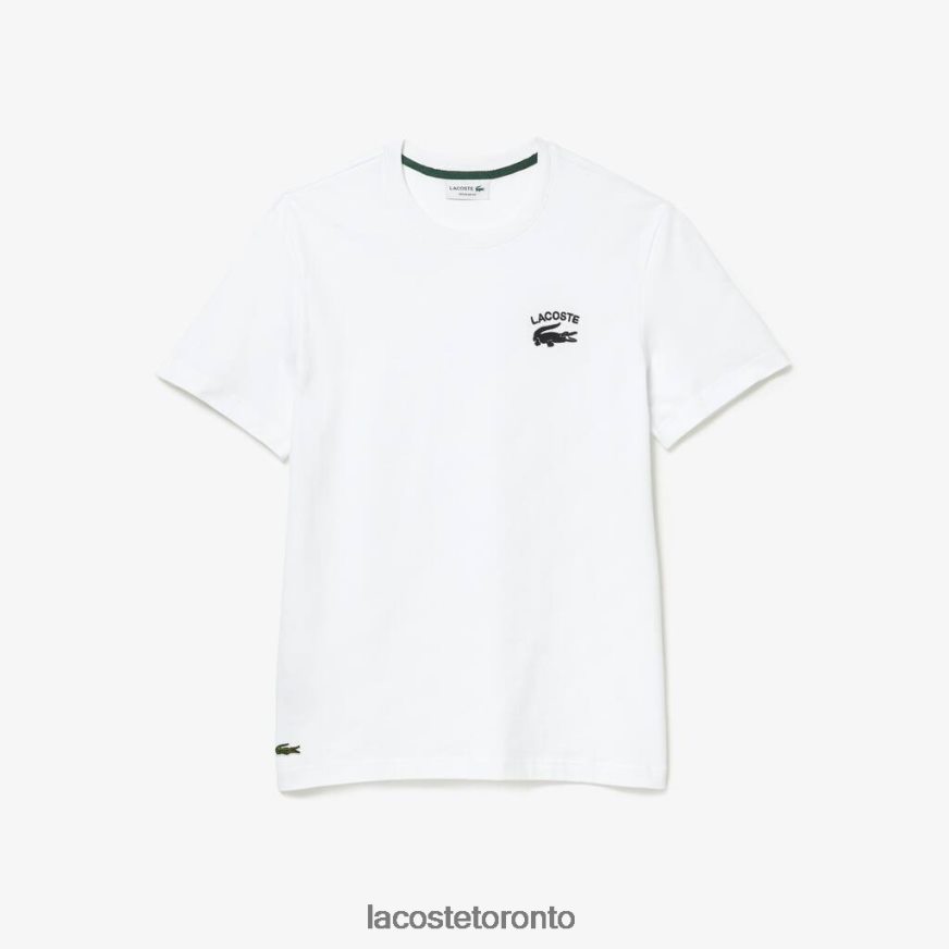 Clothing Lacoste Regular Fit Cotton Jersey T-Shirt White Men Z60BPR103